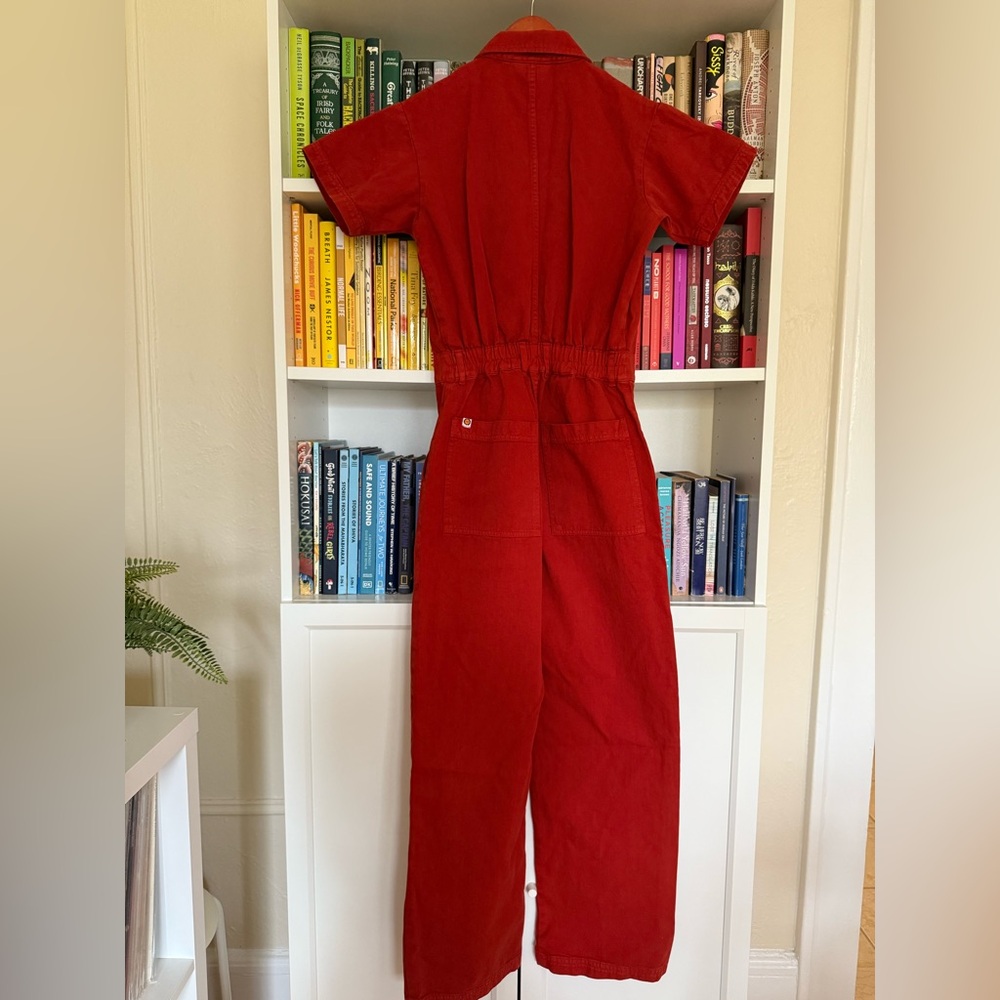 Big Bud Press Short Sleeve Paprika Jumpsuit - Picture 2 of 2